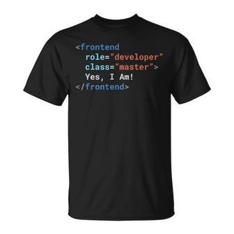 Frontend Developer T-Shirt | Mazezy