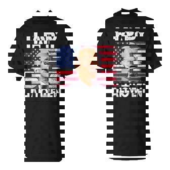 Funny 4Th Of July Happy Halloween Confused 4Th Of July 2023 Halloween Funny Gifts Unisex T-Shirt | Mazezy