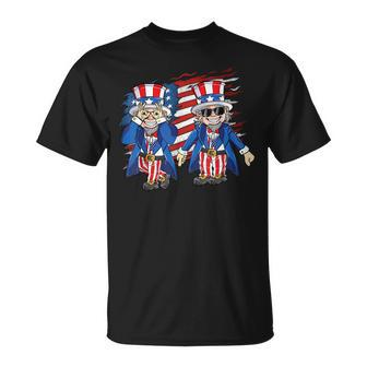 Funny 4Th Of July Independence Day Uncle Sam Griddy Unisex T-Shirt | Mazezy