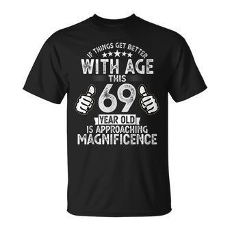 Funny 69 Years Old Birthday For Men Born In 1954 Chapter 69 Unisex T-Shirt - Seseable