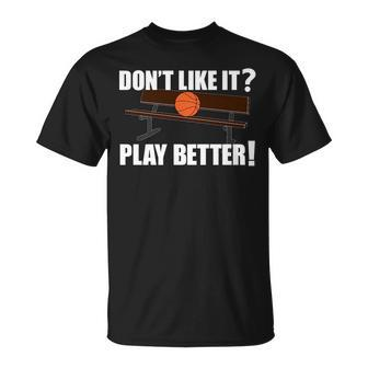 Funny Basketball Coach Gift Motivational Saying For Players Unisex T-Shirt | Mazezy