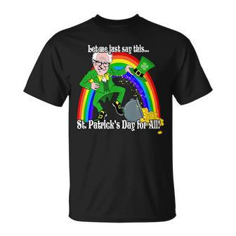 Funny Bernie Sanders 2020 President St Patricks Day Pride Unisex T-Shirt | Mazezy