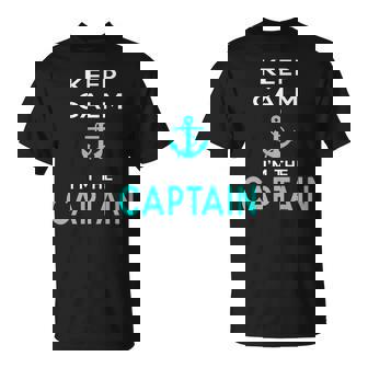 Funny Boat Captain Sailing Humor Quote Nautical Anchor Unisex T-Shirt | Mazezy