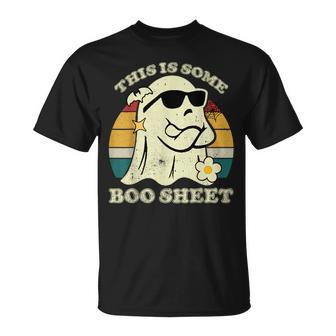 This Some Boo Sheet Halloween Boo Ghost Costume T-Shirt | Mazezy