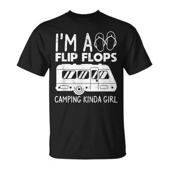 Funny Camping Car Camp Gift Idea For A Woman Camper Camping Funny Gifts Unisex T-Shirt | Mazezy