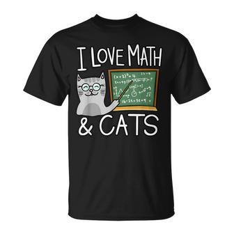 Cat Lover Math And Cat Math Lover T-Shirt - Monsterry CA