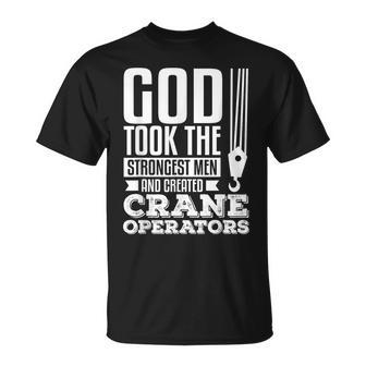 Construction Crane Quote For A Crane Operator T-Shirt | Mazezy