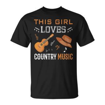 Funny Cowgirl Hat Country Music Lover Women Gift For Womens Unisex T-Shirt | Mazezy