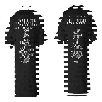Funny Cruise His Anchor Couple Gift Anchor Funny Gifts Unisex T-Shirt | Mazezy