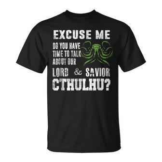 Funny Cthulhu Lovecraftian Gifts Cthulhu Unisex T-Shirt | Mazezy