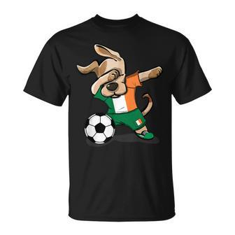 Dabbing Dog Ireland Soccer Jersey Irish Football T-Shirt | Mazezy
