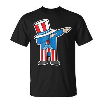 Funny Dabbing  Patriotic Sam United States Of America Patriotic Funny Gifts Unisex T-Shirt