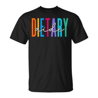 Dietary Aide Cool Appreciation Week Healthcare T-Shirt | Mazezy