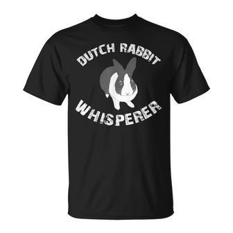 Dutch Rabbit Whisperer Bunny Apparel T-Shirt | Mazezy