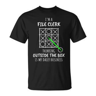 File Clerk T-Shirt | Mazezy