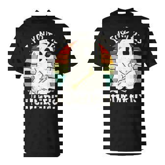 I Found This Humerus Boo Ghost Halloween Costume T-Shirt - Seseable