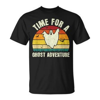 Ghost Hunting Scary Halloween Ghost Hunter T-Shirt - Seseable