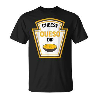 Group Condiments Halloween Costume Cheesy Queso Dip T-Shirt - Seseable
