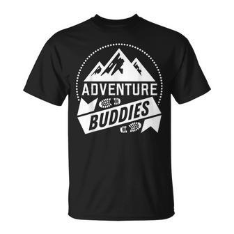 Hiker Hiking Adventure Buddies Camping T-Shirt | Mazezy