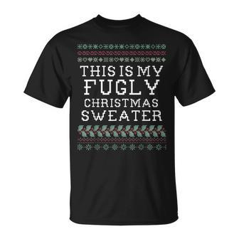 This Is My Holiday Ugly Christmas Sweater T-Shirt - Monsterry DE