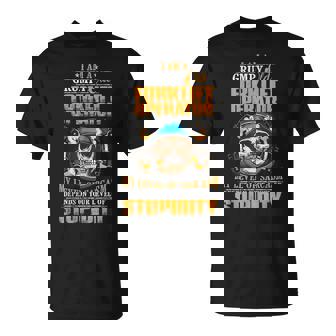 Funny Im A Grumpy Old Forklift Operator Fathers Day Unisex T-Shirt | Mazezy