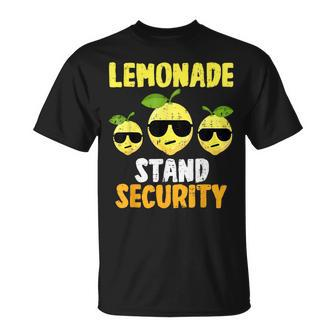 Funny Lemonade Stand Security Lemon Juice Sunglasses Unisex T-Shirt | Mazezy