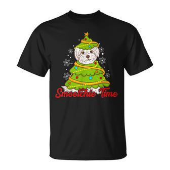 Maltese Cute Tree Dog Ugly Christmas Sweaters T-Shirt - Monsterry AU