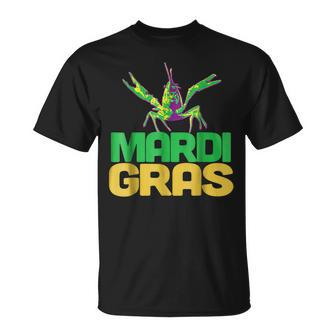 Funny Mardi Gras Crawfish Carnival New Orleans Party Unisex T-Shirt | Mazezy