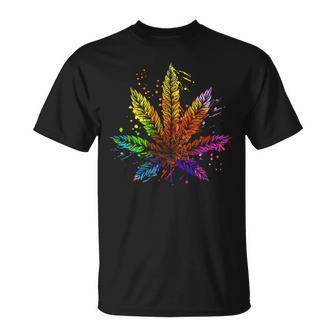 Funny Marijuana Weed Tie Dye 420 Cannabis Thc Lover Cousin Unisex T-Shirt - Seseable