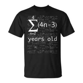 Funny Math Geek 27Th Birthday 27 Years Old For Him Her Math Funny Gifts Unisex T-Shirt | Mazezy