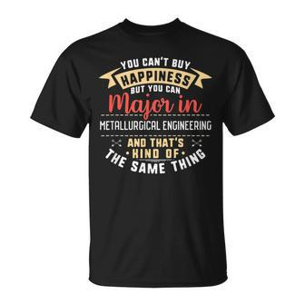 Metallurgical Engineering Major Student T-Shirt | Mazezy