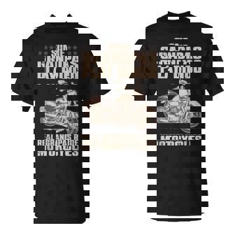 Funny Motorcycle For Grandpa Dad Motorcycle Lovers Riders Unisex T-Shirt | Mazezy