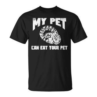 Pet Love Ball Python Snake Lovers T-Shirt | Mazezy UK