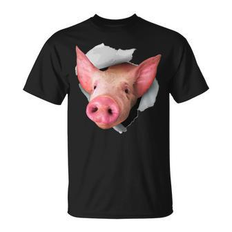 Pig Pig Lover Farm Animal Farming Livestock Pig T-Shirt - Monsterry UK