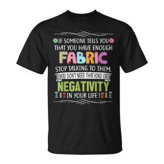 Funny Quilting Sewing Quote Gifts For Sewer Quilter Unisex T-Shirt | Mazezy