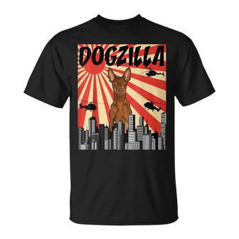 Retro Japanese Dogzilla Pharaoh Hound T-Shirt | Mazezy