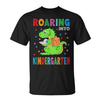 Funny Roaring Kindergarten T-Rex Back To The School  Unisex T-Shirt
