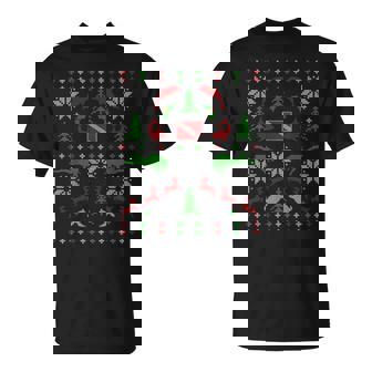 Scuba Diving Dive Ugly Christmas Sweater Diver Party T-Shirt - Monsterry
