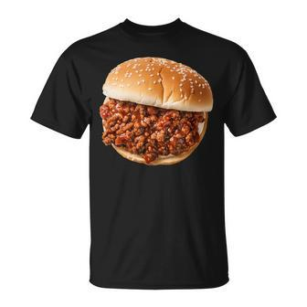 Sloppy Joe Sandwich Lunchlady Food Halloween Costume T-Shirt - Monsterry