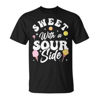 Funny Sweets Candy Patch Kids Sweet With A Sour Side Unisex T-Shirt - Seseable