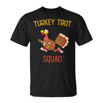 Turkey Trot Squad Friendsgiving Costume T-Shirt - Seseable