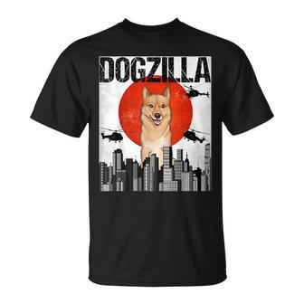 Vintage Japanese Dogzilla Finnish Spitz T-Shirt | Mazezy