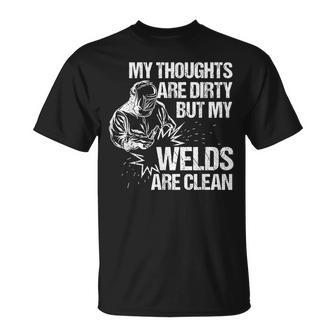 Funny Welding Designs For Men Dad Metal Workers Blacksmith Unisex T-Shirt - Seseable