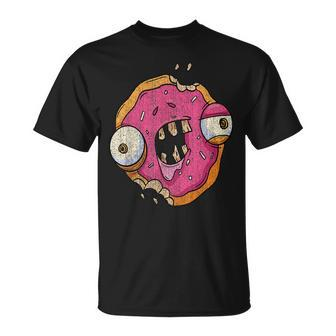 Funny Zombie Donut Scary Halloween Costume Unisex T-Shirt | Mazezy