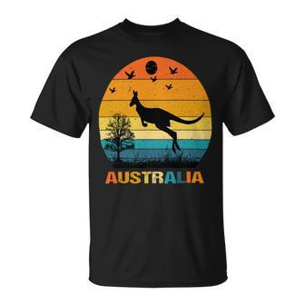 G Day Mate Kangaroo Aussie Animal Australia Flag Australia 2 Unisex T-Shirt - Monsterry