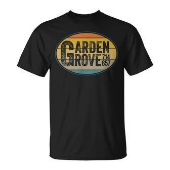 Garden Grove California Area Code 714 657 Souvenir T-Shirt | Mazezy