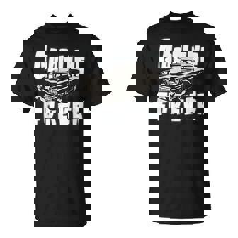 Gasoline Forever Funny Gas Cars Vintage Muscle Car Cars Funny Gifts Unisex T-Shirt | Mazezy