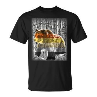 Gay Bear Pride Grizzly Among The Aspen Unisex T-Shirt | Mazezy