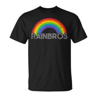 Gay Couple Funny Rainbros Lgbt Pride Boyfriend Unisex T-Shirt | Mazezy
