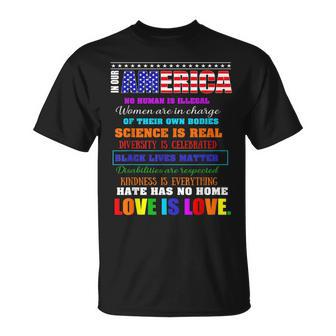 Gay Lesbian Lgbt 4Th Of July Month Unisex T-Shirt | Mazezy UK